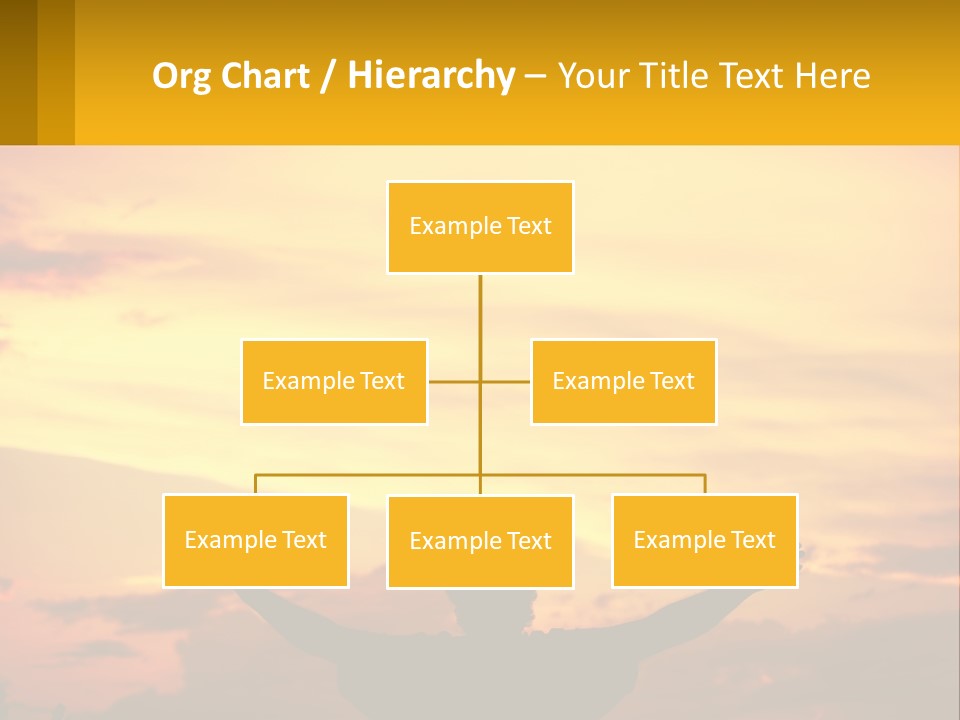 A Person With Their Arms Up In The Air PowerPoint Template