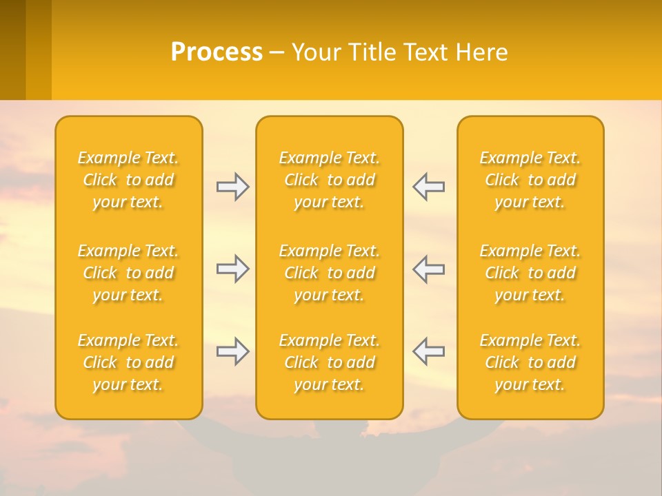 A Person With Their Arms Up In The Air PowerPoint Template