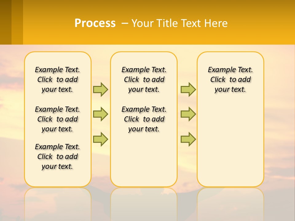 A Person With Their Arms Up In The Air PowerPoint Template