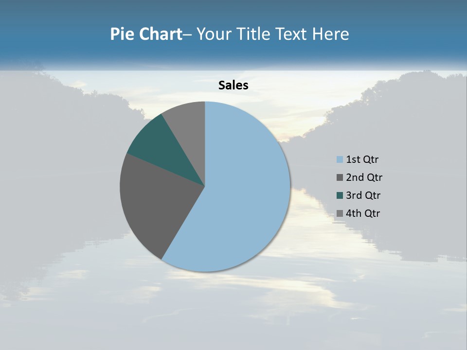 The Washington Monument Is Reflected In The Water PowerPoint Template