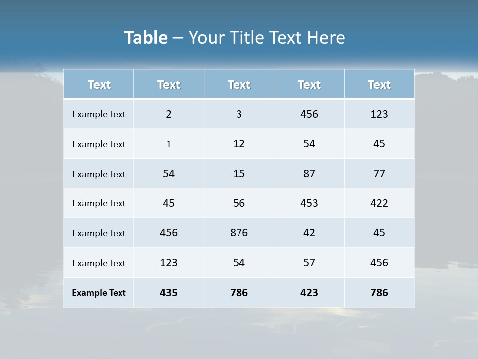 The Washington Monument Is Reflected In The Water PowerPoint Template