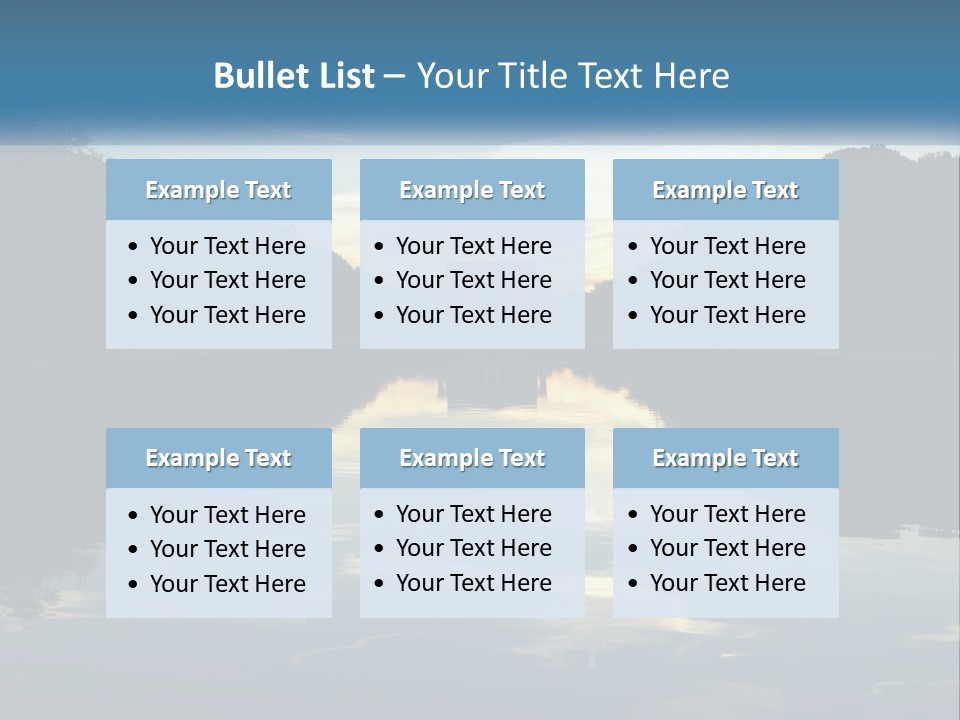 The Washington Monument Is Reflected In The Water PowerPoint Template