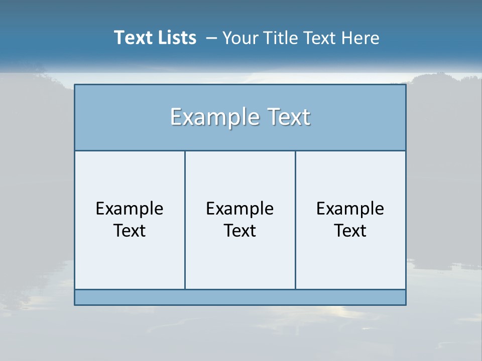 The Washington Monument Is Reflected In The Water PowerPoint Template