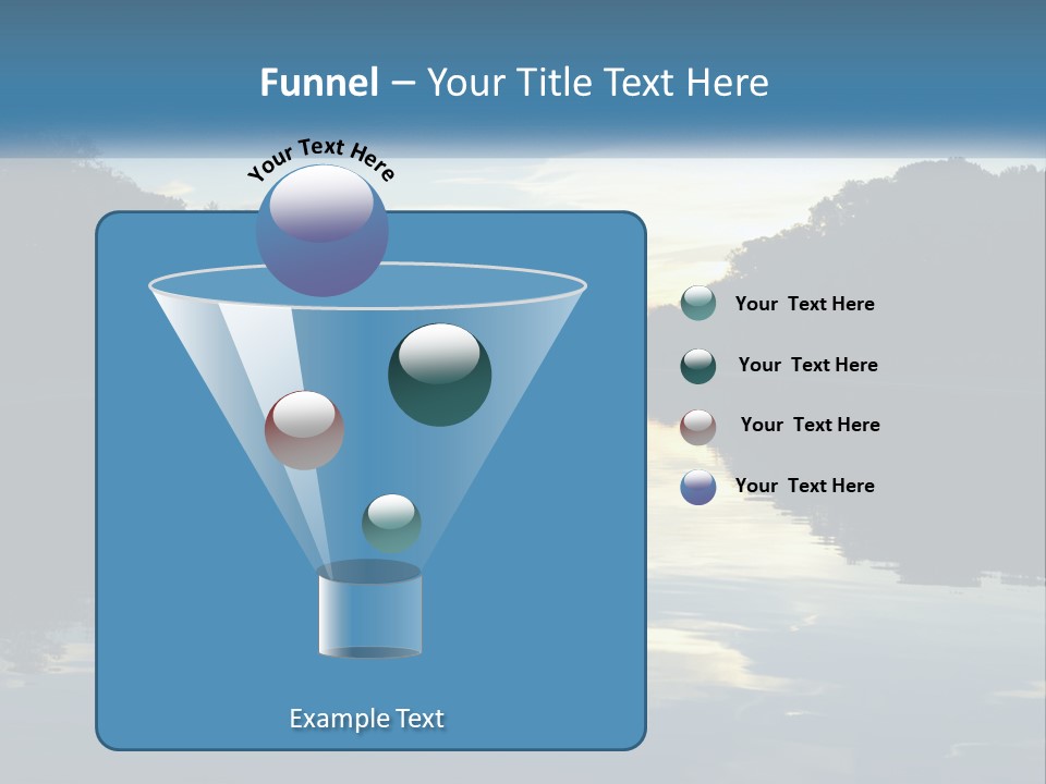 The Washington Monument Is Reflected In The Water PowerPoint Template