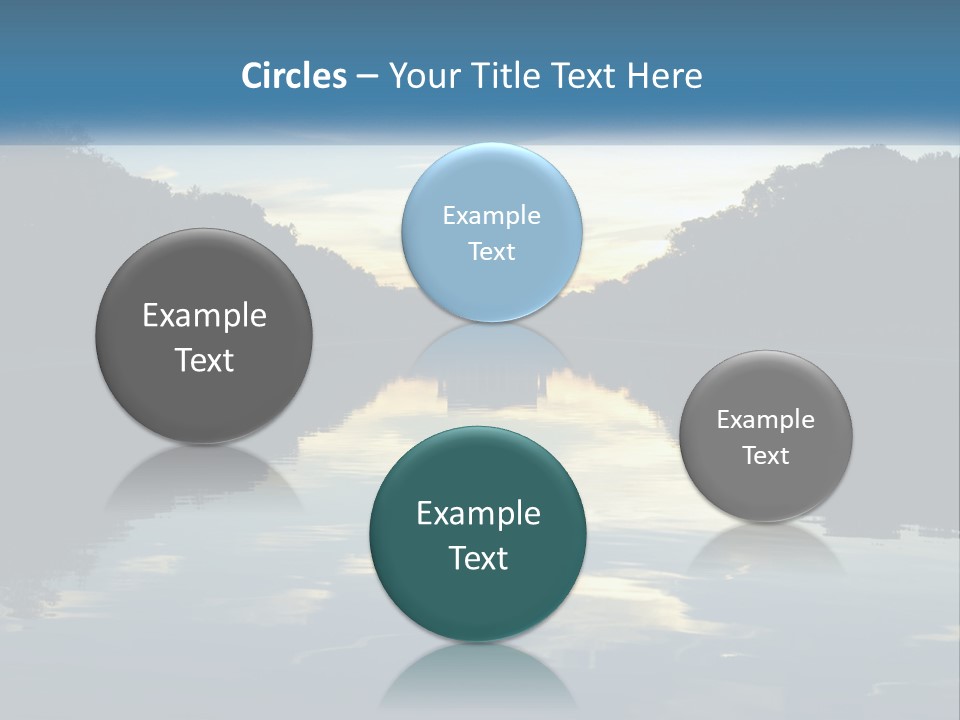 The Washington Monument Is Reflected In The Water PowerPoint Template