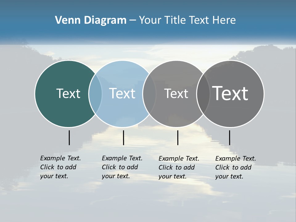 The Washington Monument Is Reflected In The Water PowerPoint Template