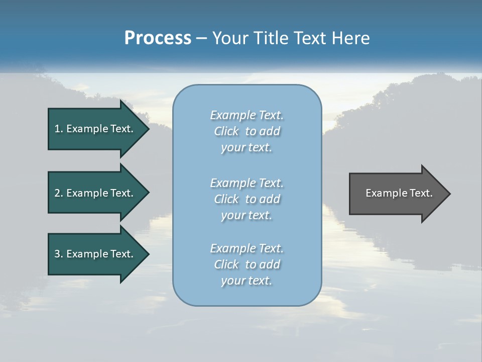 The Washington Monument Is Reflected In The Water PowerPoint Template