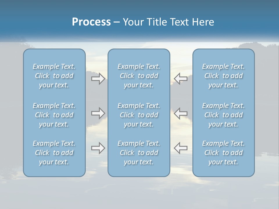 The Washington Monument Is Reflected In The Water PowerPoint Template