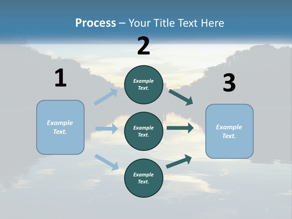 The Washington Monument Is Reflected In The Water PowerPoint Template