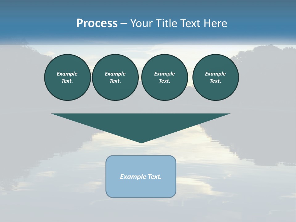 The Washington Monument Is Reflected In The Water PowerPoint Template