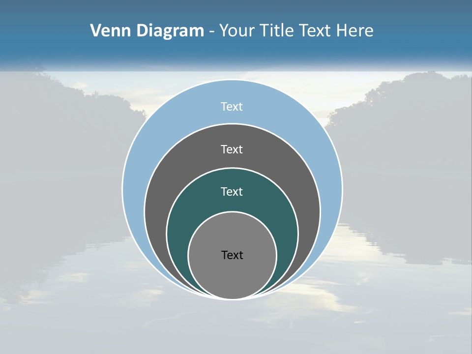 The Washington Monument Is Reflected In The Water PowerPoint Template