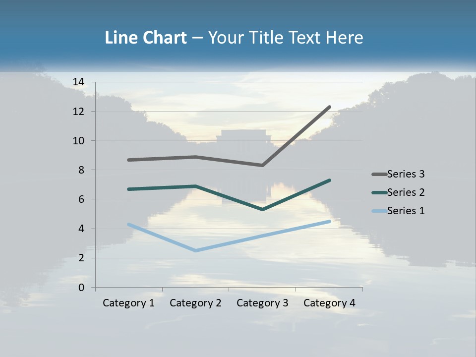 The Washington Monument Is Reflected In The Water PowerPoint Template