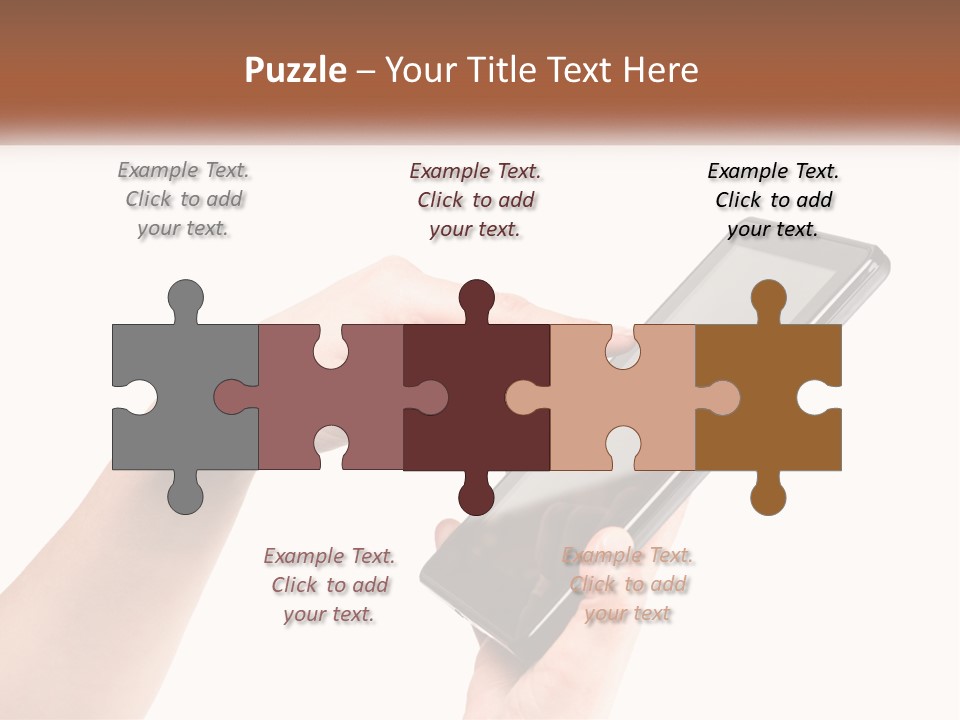 A Person Holding A Tablet Computer In Their Hands PowerPoint Template