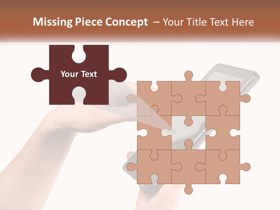 A Person Holding A Tablet Computer In Their Hands PowerPoint Template