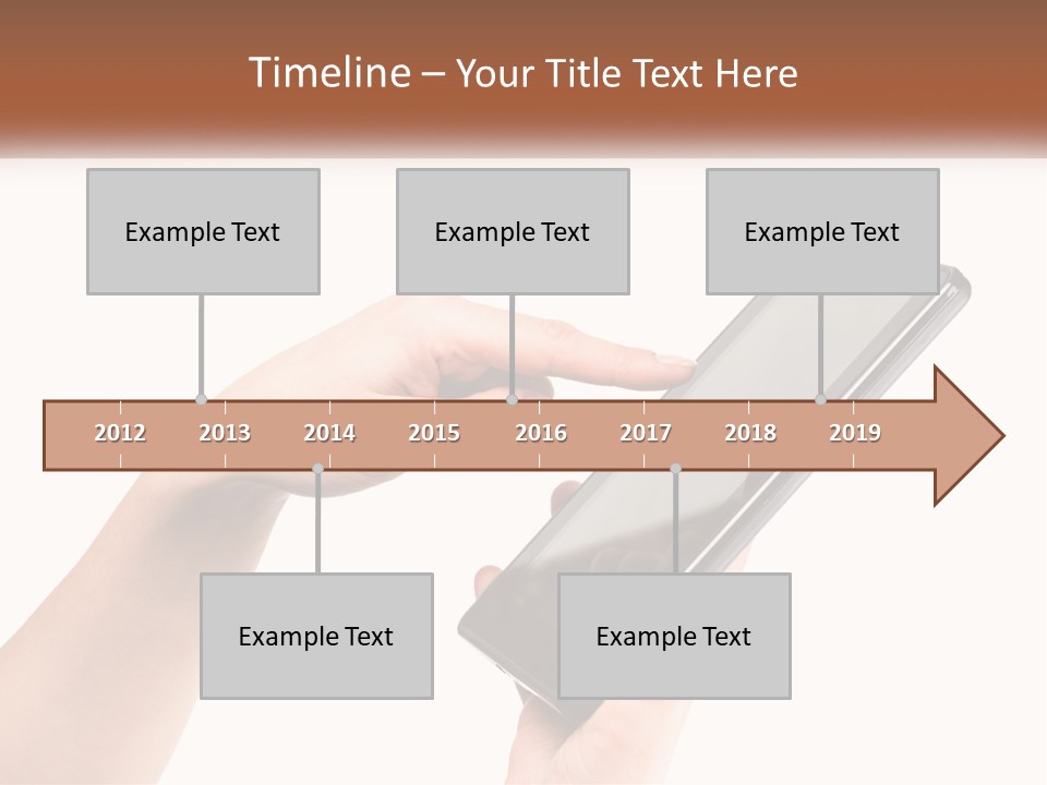 A Person Holding A Tablet Computer In Their Hands PowerPoint Template