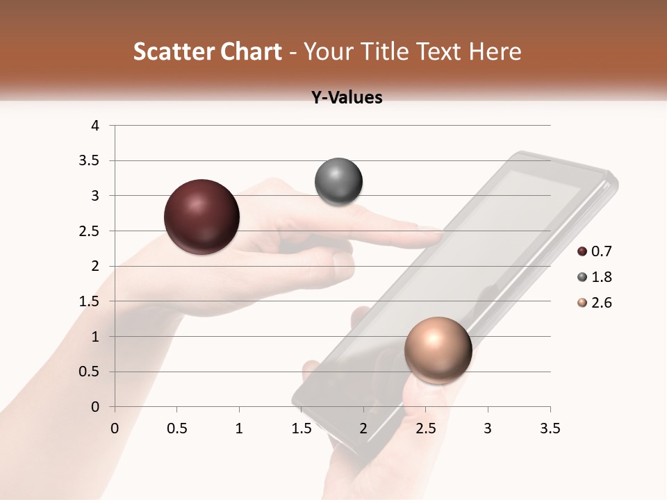 A Person Holding A Tablet Computer In Their Hands PowerPoint Template