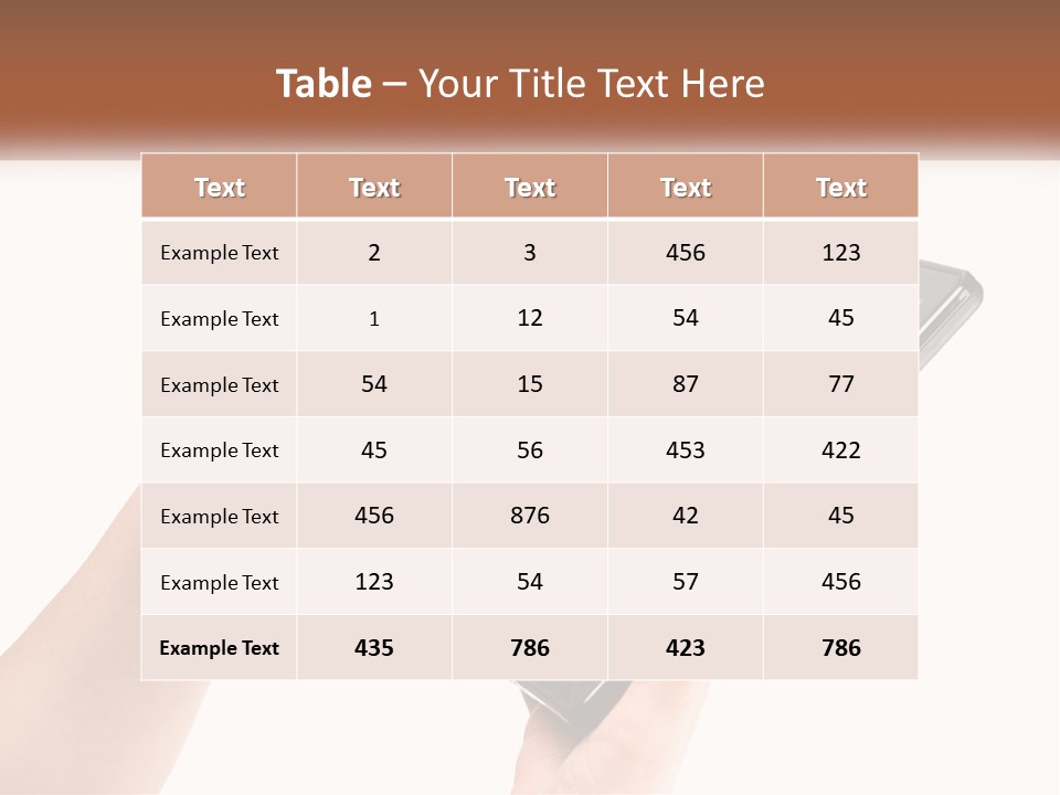 A Person Holding A Tablet Computer In Their Hands PowerPoint Template