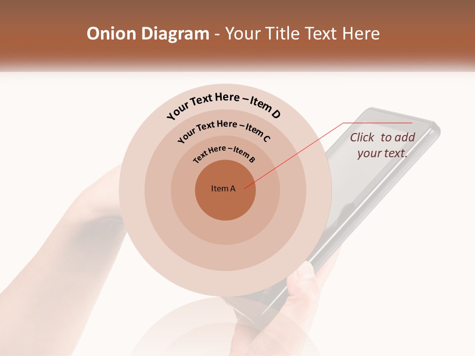 A Person Holding A Tablet Computer In Their Hands PowerPoint Template