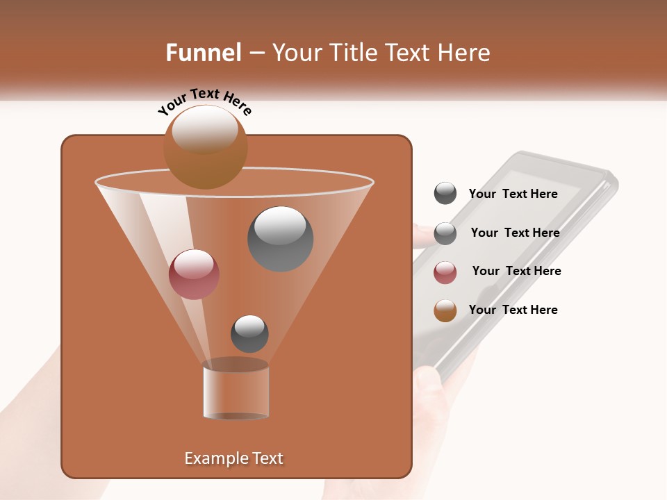 A Person Holding A Tablet Computer In Their Hands PowerPoint Template