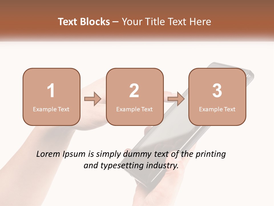 A Person Holding A Tablet Computer In Their Hands PowerPoint Template