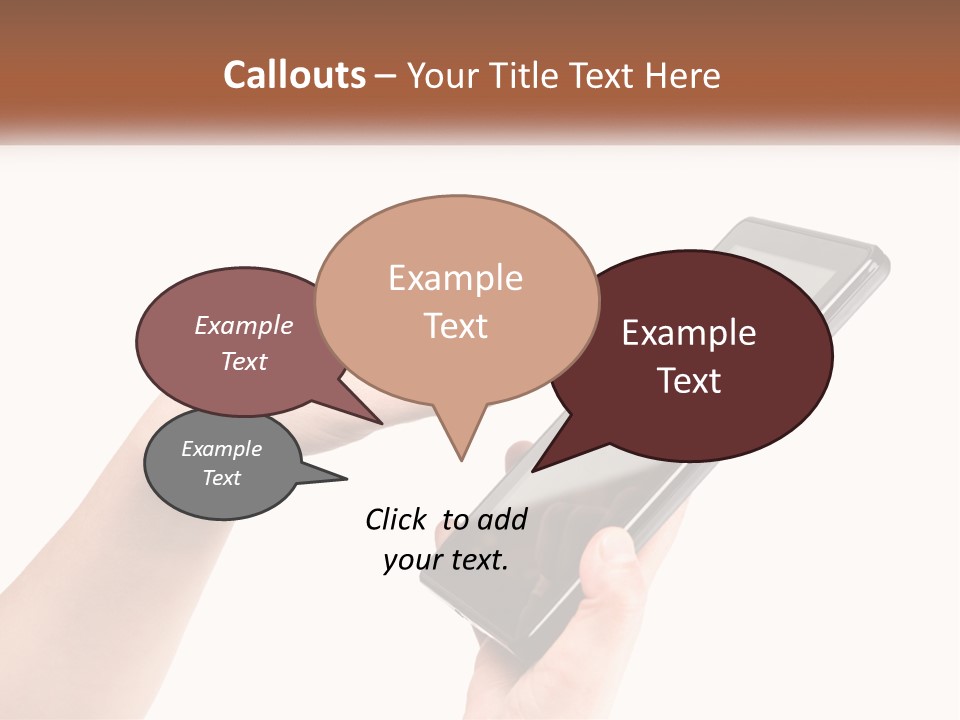 A Person Holding A Tablet Computer In Their Hands PowerPoint Template