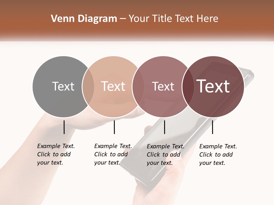 A Person Holding A Tablet Computer In Their Hands PowerPoint Template