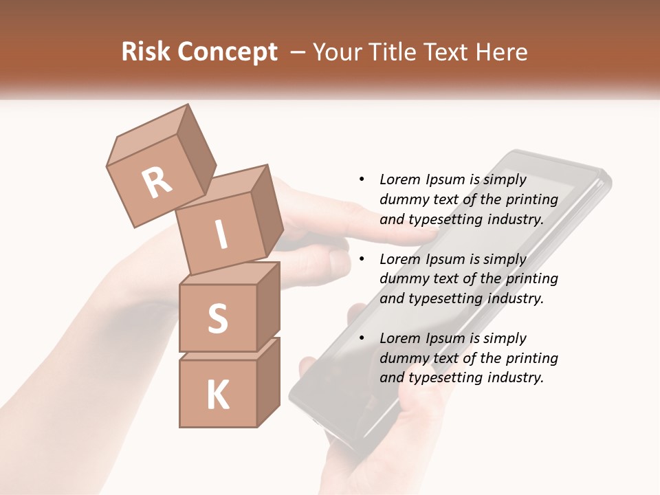 A Person Holding A Tablet Computer In Their Hands PowerPoint Template