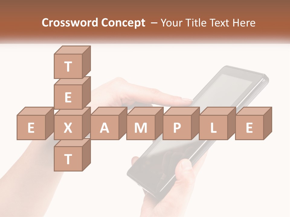 A Person Holding A Tablet Computer In Their Hands PowerPoint Template