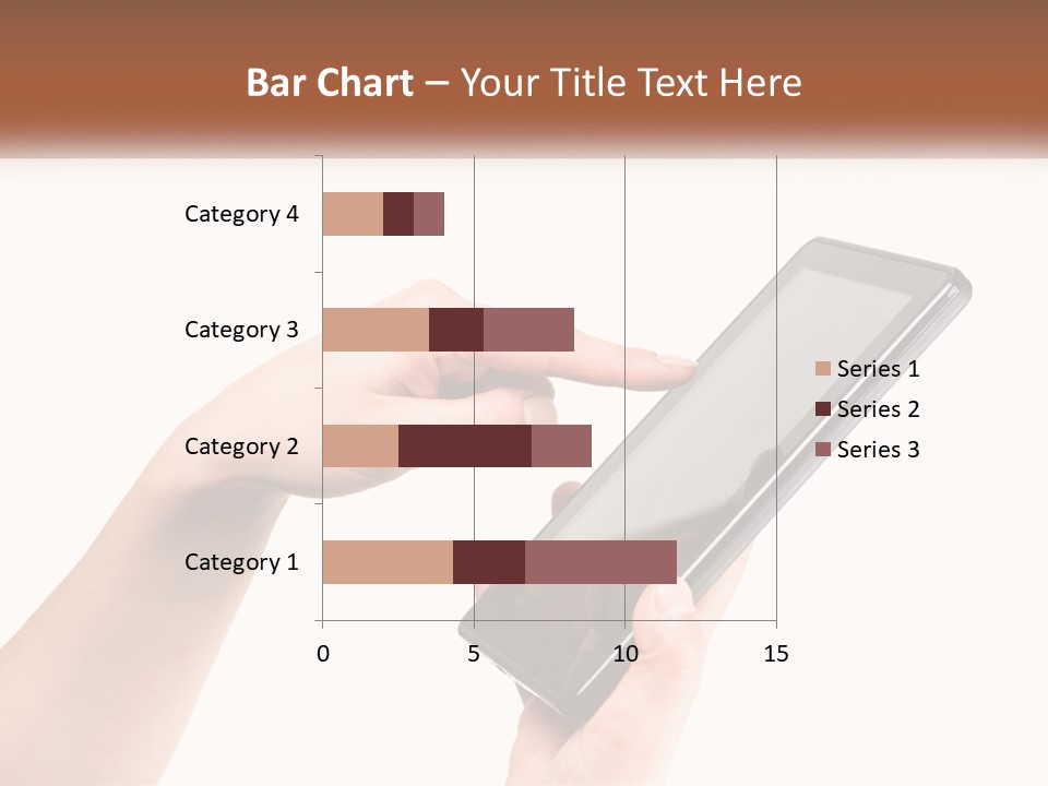 A Person Holding A Tablet Computer In Their Hands PowerPoint Template