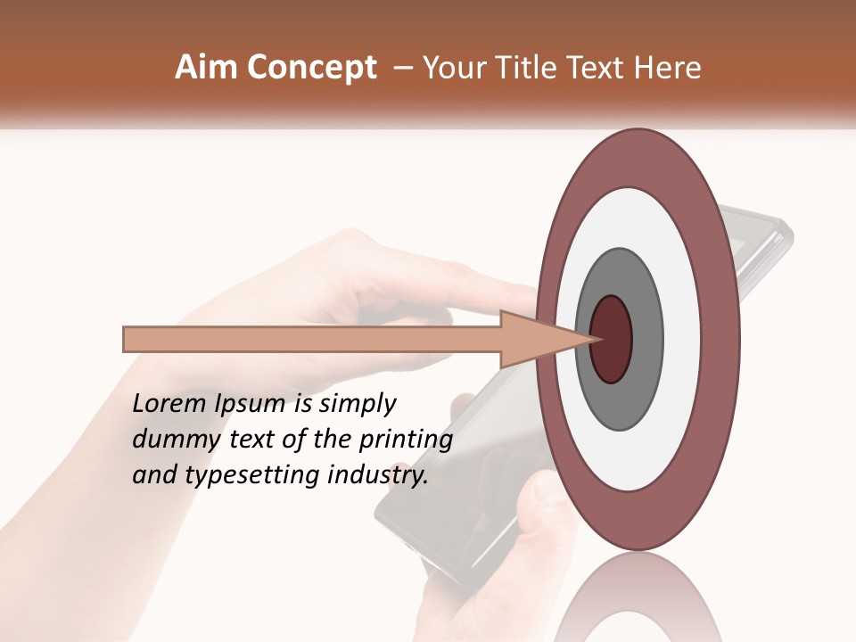 A Person Holding A Tablet Computer In Their Hands PowerPoint Template