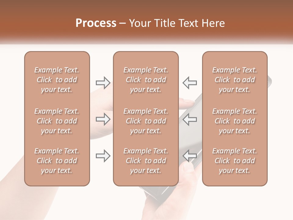 A Person Holding A Tablet Computer In Their Hands PowerPoint Template