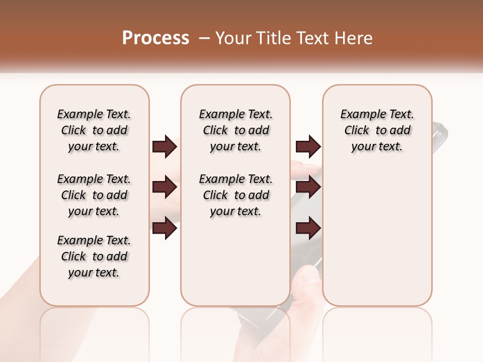A Person Holding A Tablet Computer In Their Hands PowerPoint Template