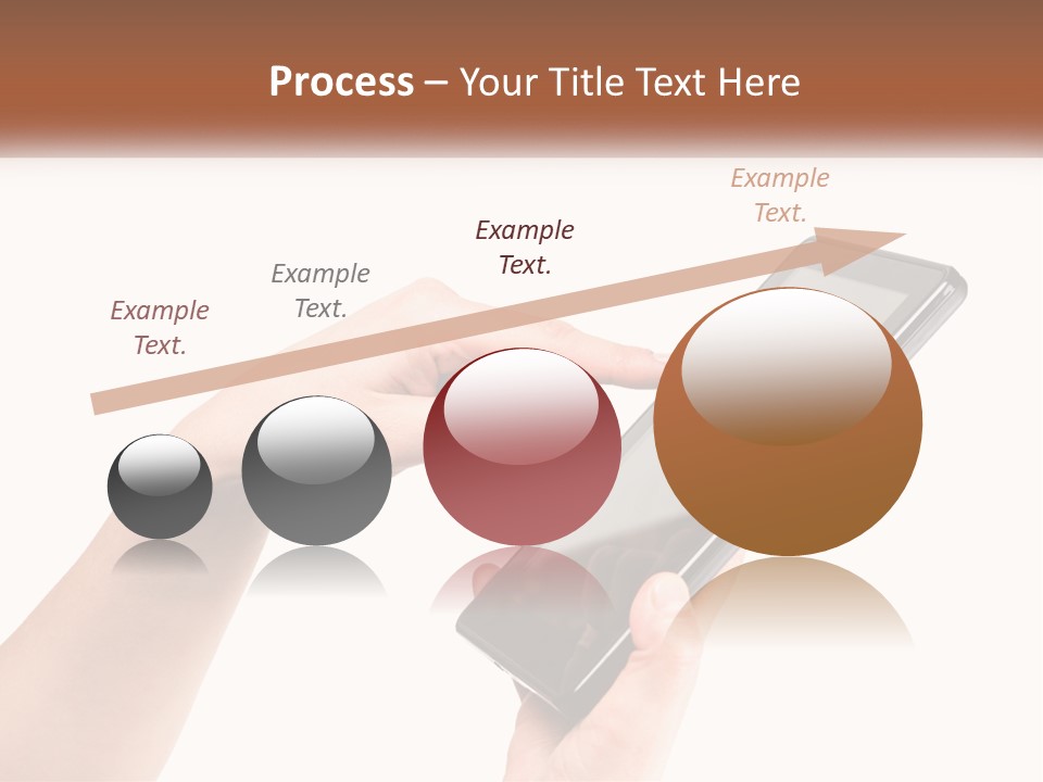 A Person Holding A Tablet Computer In Their Hands PowerPoint Template