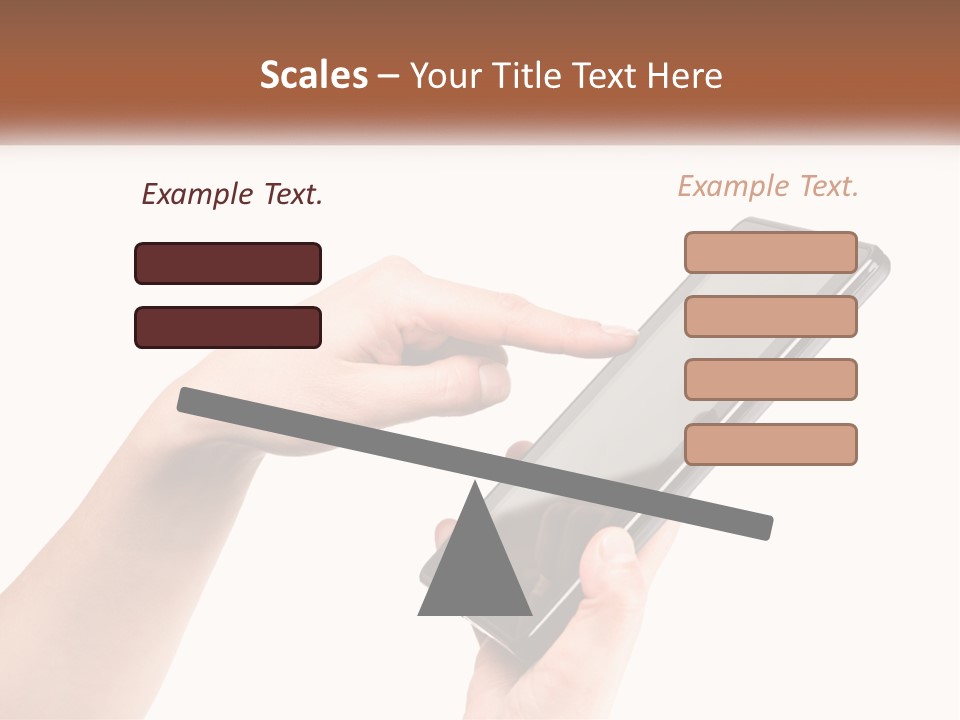 A Person Holding A Tablet Computer In Their Hands PowerPoint Template