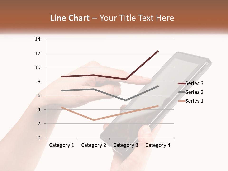 A Person Holding A Tablet Computer In Their Hands PowerPoint Template
