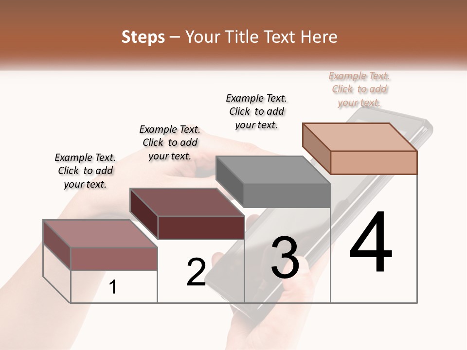 A Person Holding A Tablet Computer In Their Hands PowerPoint Template