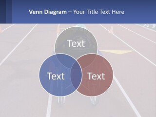 A Person In A Wheel Chair On A Race Track PowerPoint Template