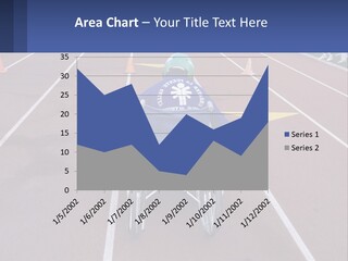A Person In A Wheel Chair On A Race Track PowerPoint Template