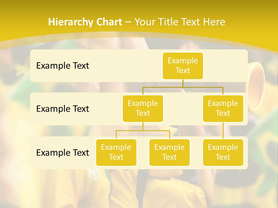 A Group Of Soccer Fans With A Megaphone In Front Of Them PowerPoint Template
