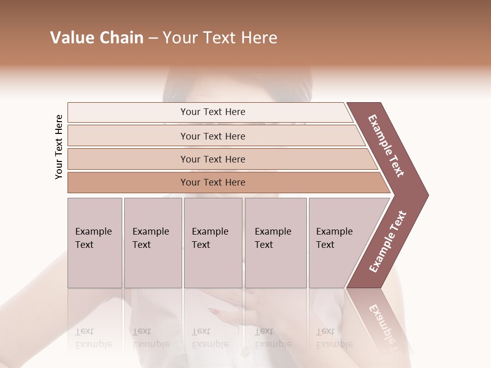 A Woman In A White Shirt Holding Her Hand To Her Chest PowerPoint Template