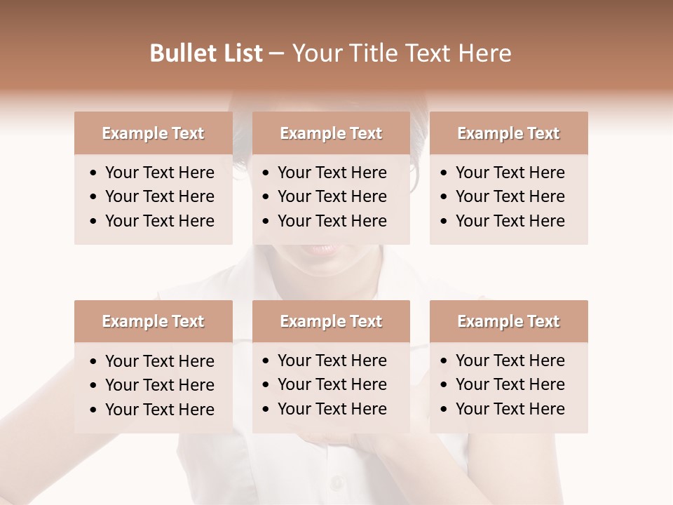 A Woman In A White Shirt Holding Her Hand To Her Chest PowerPoint Template