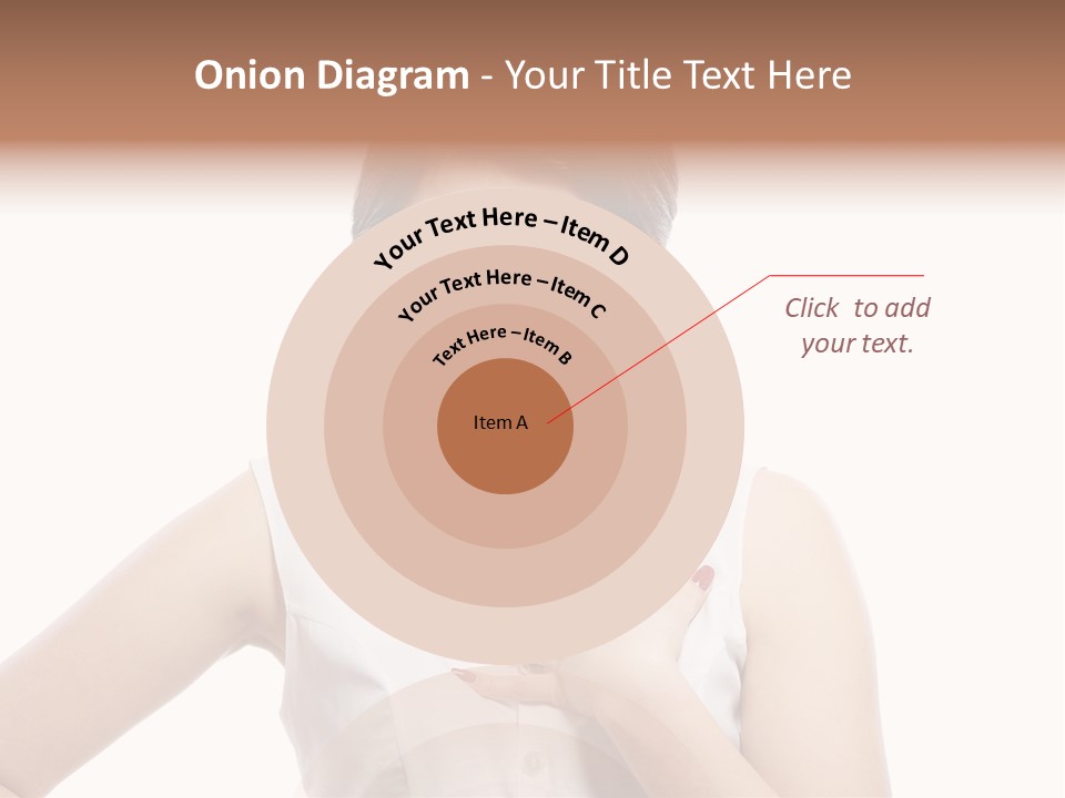 A Woman In A White Shirt Holding Her Hand To Her Chest PowerPoint Template