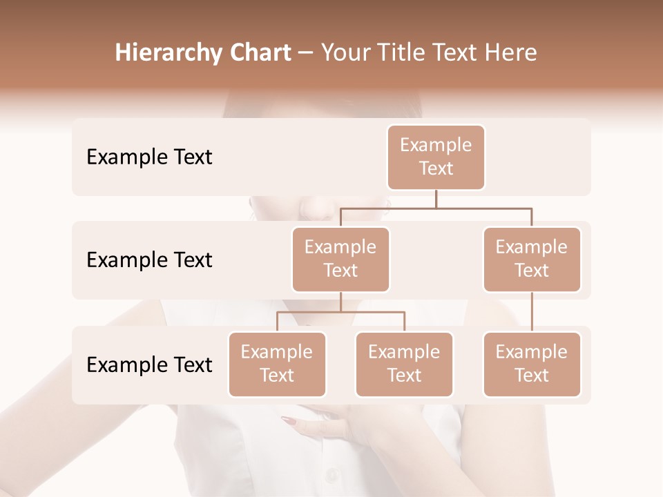 A Woman In A White Shirt Holding Her Hand To Her Chest PowerPoint Template