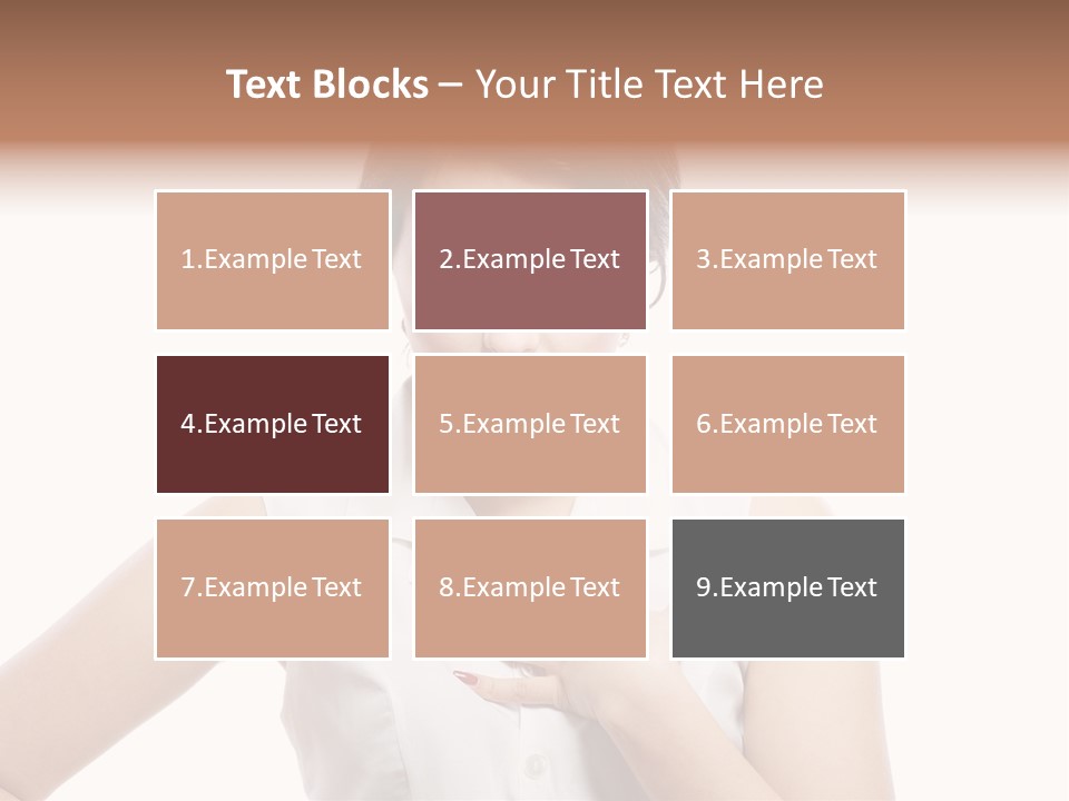 A Woman In A White Shirt Holding Her Hand To Her Chest PowerPoint Template