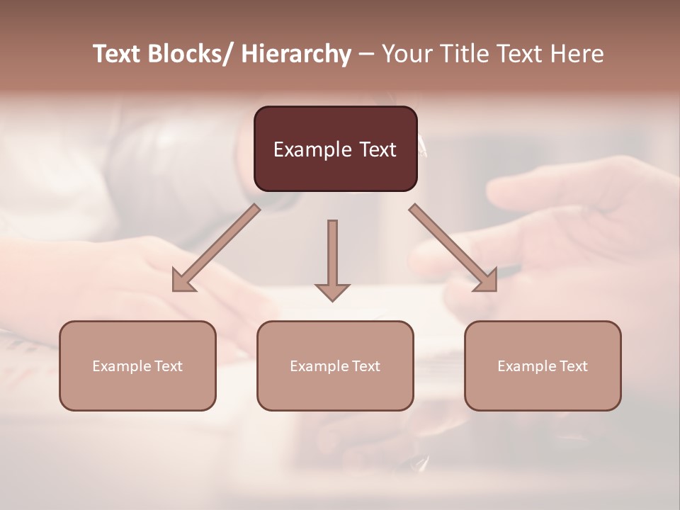 Two People Sitting At A Table With A Pen And Paper PowerPoint Template