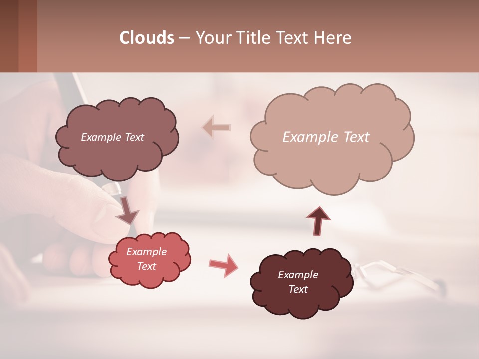 A Person Writing On A Piece Of Paper With A Pen PowerPoint Template