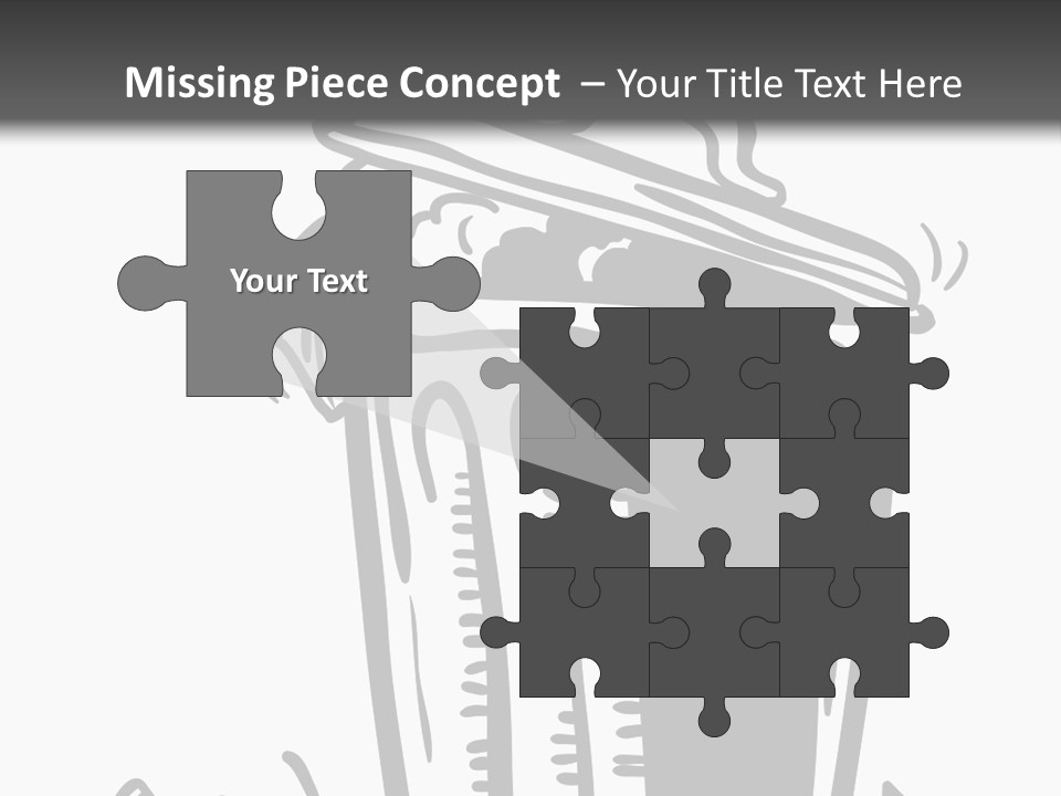 A Black And White Image Of A Cup Of Coffee PowerPoint Template