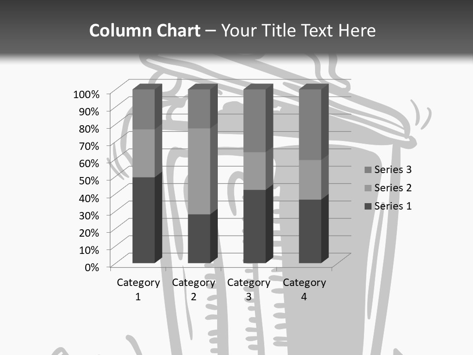 A Black And White Image Of A Cup Of Coffee PowerPoint Template