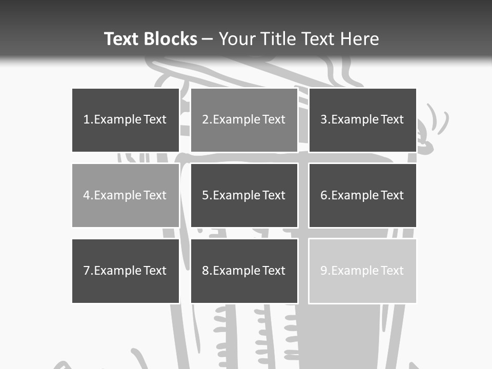 A Black And White Image Of A Cup Of Coffee PowerPoint Template