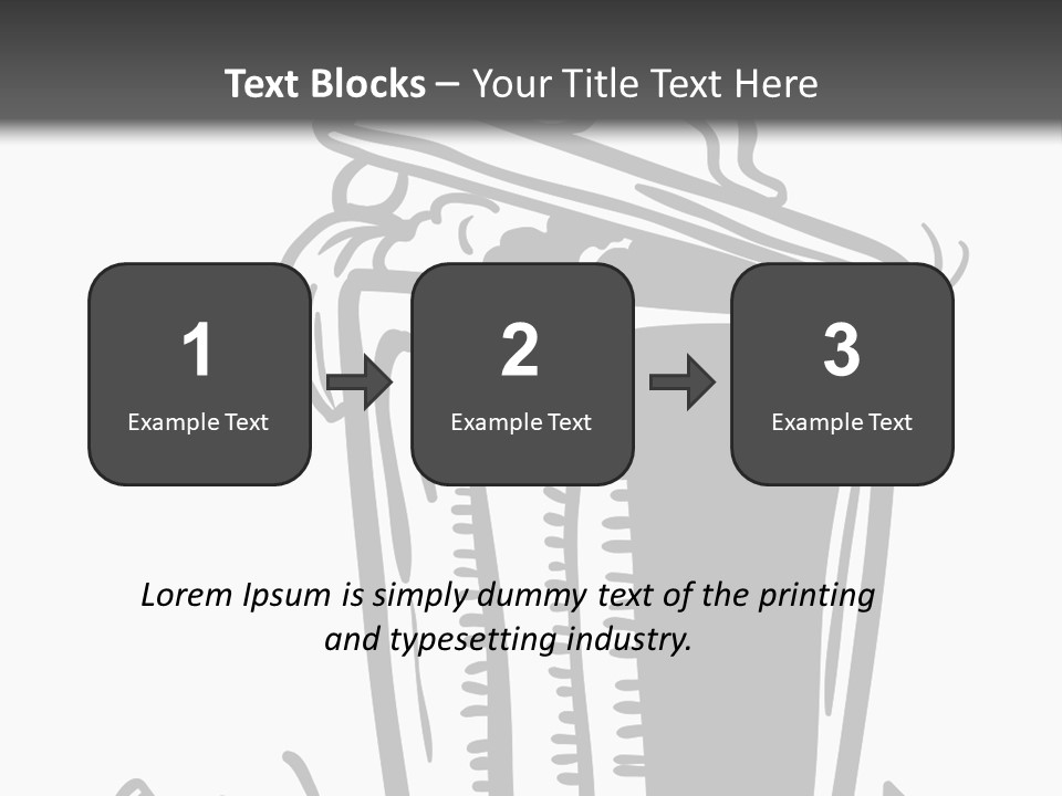 A Black And White Image Of A Cup Of Coffee PowerPoint Template